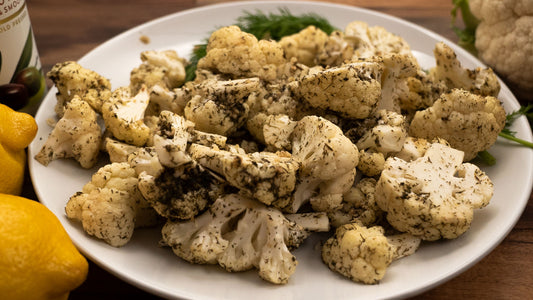 Lemon Dill Roasted Cauliflower