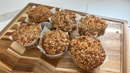 Image of apple streusel muffins