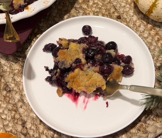 Easy Sugar Free Blueberry Crumble Recipe