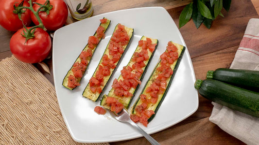 Low Carb Zucchini Bruschetta