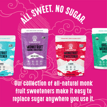 Brown Monkfruit and Erythritol Sweetener - Brown Sugar Replacement