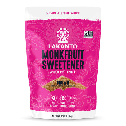 Brown Monkfruit and Erythritol Sweetener - Brown Sugar Replacement