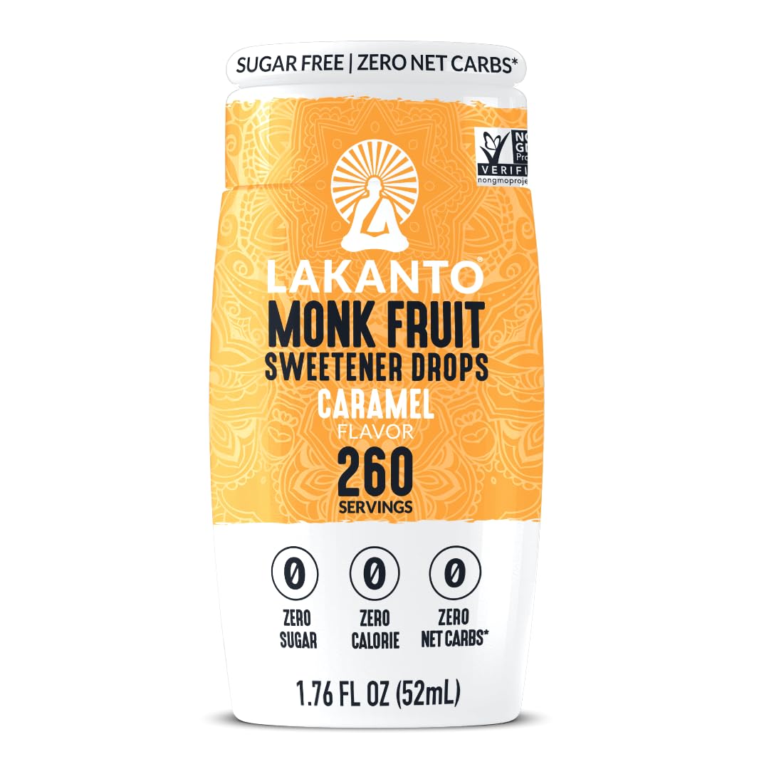 Liquid Monk Fruit Extract Drops - Caramel