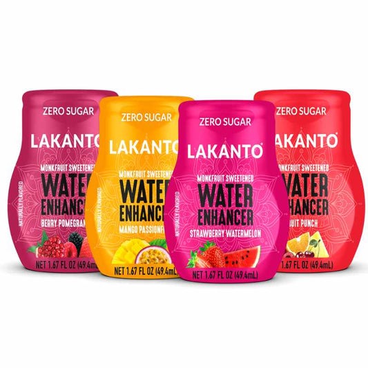 Lakanto Water Enhancers in 4 flavors