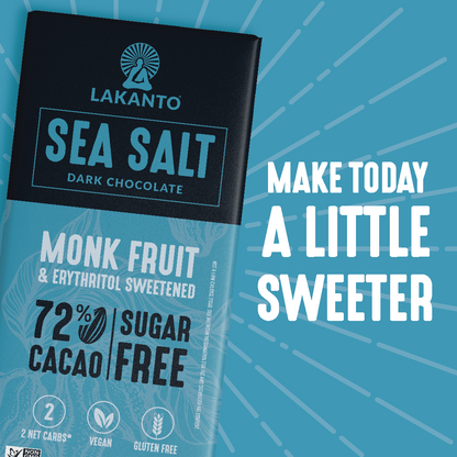 Sea Salt Sugar-Free Chocolate Bars