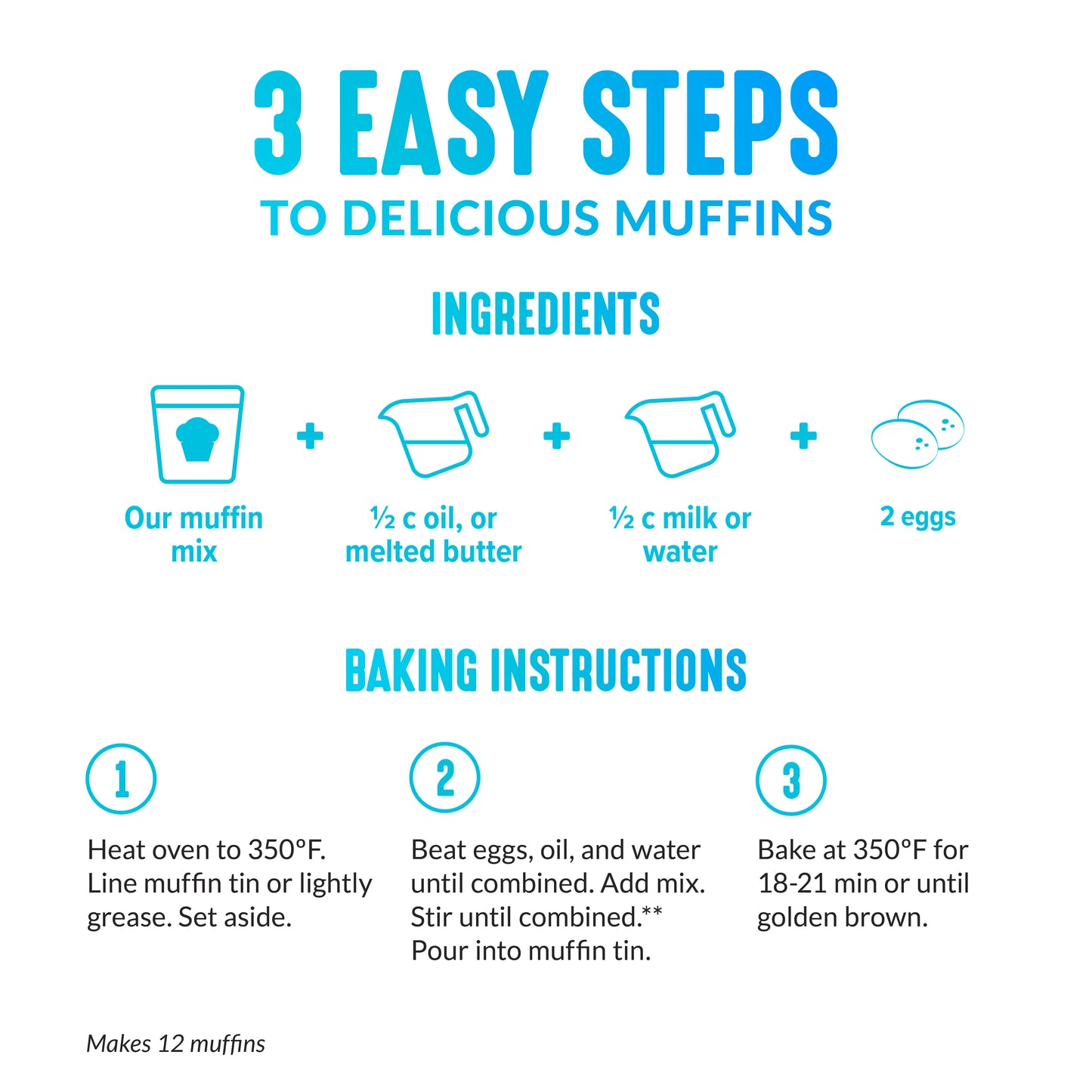 Gluten Free Plain Muffin Mix