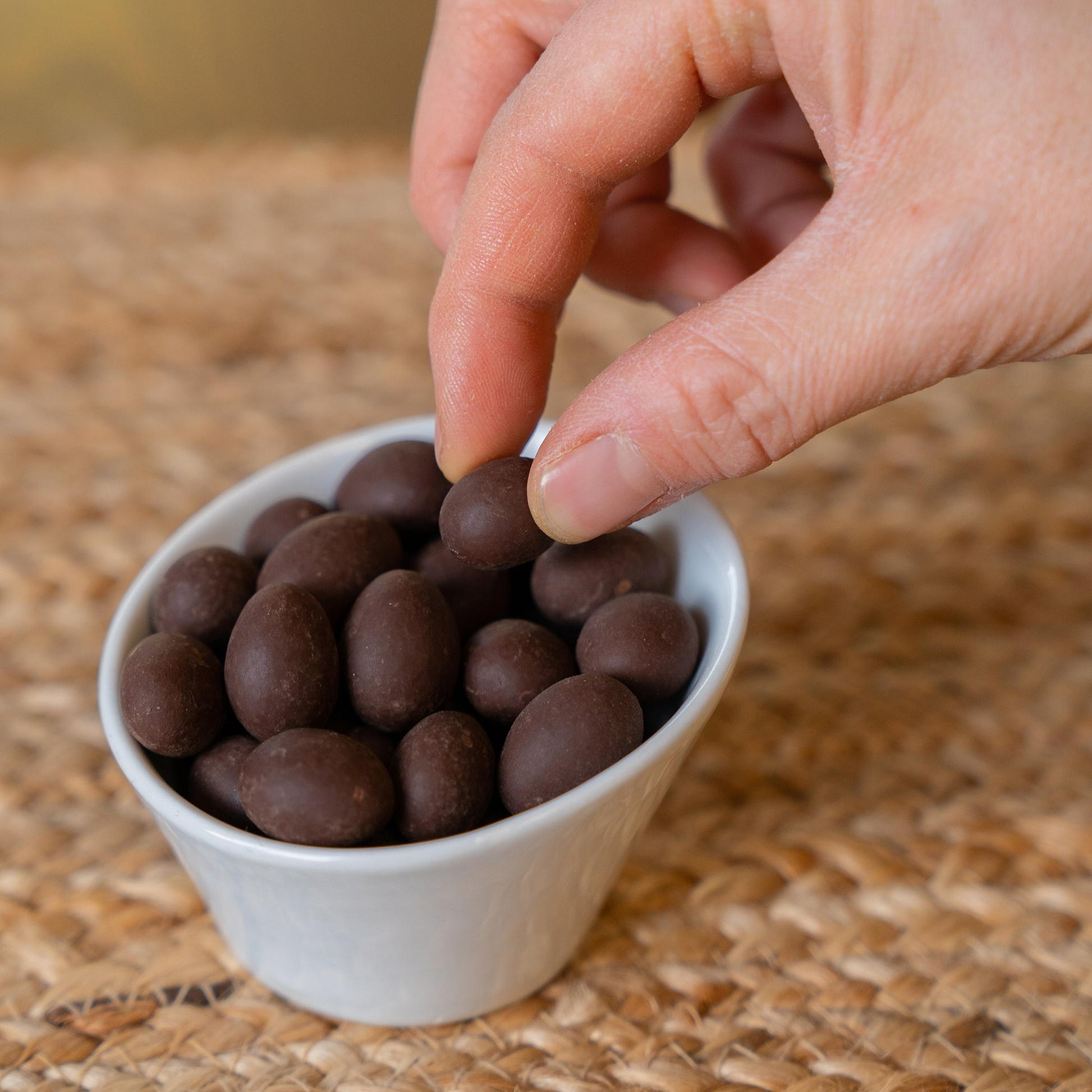 chocolate covered almonds 2