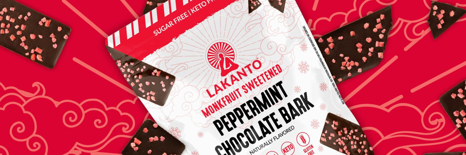 chocolate peppermint bark desktop banner