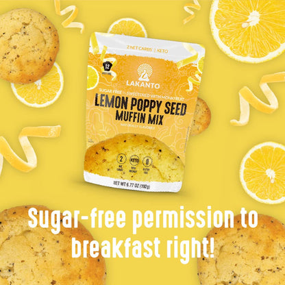 Sugar-Free Lemon Poppy Seed Muffin Mix