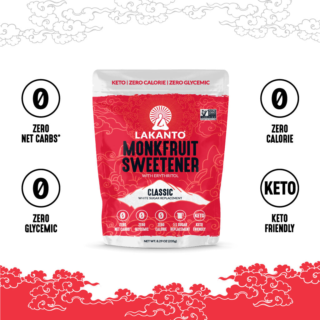 Monk Fruit-Erythritol 2:1 Sweet Crystals by One-Touch Drinks